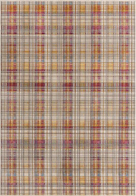 Multicolor 6' x 8' 9 Deepa Rectangle Area Rug 100% Polyester Colorful Modern Contemporary Carpet for Home Decorating Living, Dining, Office & Bedrooms for Sale at Rug Engine