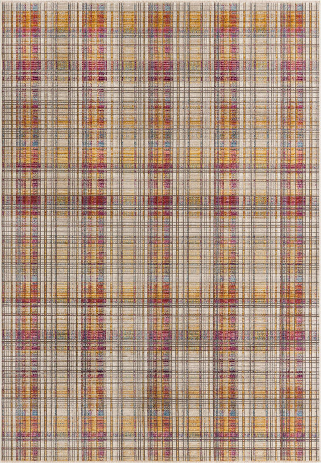 Multicolor 6' x 8' 9 Deepa Rectangle Area Rug 100% Polyester Colorful Modern Contemporary Carpet for Home Decorating Living, Dining, Office & Bedrooms for Sale at Rug Engine