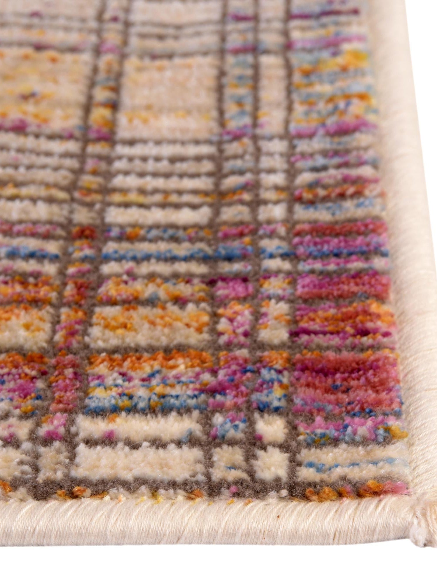 Multicolor 2' x 3' Deepa Rectangle Area Rug 100% Polyester Colorful Modern Contemporary Carpet for Home Decorating Living, Dining, Office & Bedrooms for Sale at Rug Engine