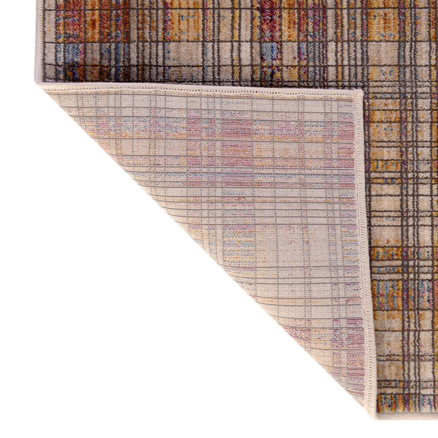 Multicolor 3' 3 x 5' Deepa Rectangle Area Rug 100% Polyester Colorful Modern Contemporary Carpet for Home Decorating Living, Dining, Office & Bedrooms for Sale at Rug Engine