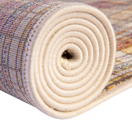 Multicolor 4' x 5' 10 Deepa Rectangle Area Rug 100% Polyester Colorful Modern Contemporary Carpet for Home Decorating Living, Dining, Office & Bedrooms for Sale at Rug Engine
