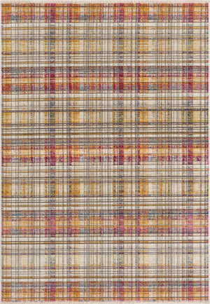 Multicolor 4' x 5' 10 Deepa Rectangle Area Rug 100% Polyester Colorful Modern Contemporary Carpet for Home Decorating Living, Dining, Office & Bedrooms for Sale at Rug Engine