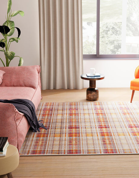 Multicolor 7' 10 x 7' 10 Deepa Square Area Rug 100% Polyester Colorful Modern Contemporary Carpet for Home Decorating Living, Dining, Office & Bedrooms for Sale at Rug Engine