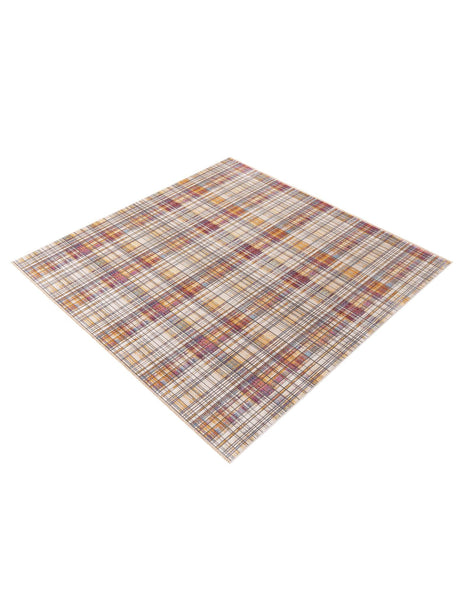 Multicolor 7' 10 x 7' 10 Deepa Square Area Rug 100% Polyester Colorful Modern Contemporary Carpet for Home Decorating Living, Dining, Office & Bedrooms for Sale at Rug Engine