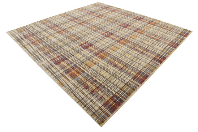 Multicolor 7' 10 x 7' 10 Deepa Square Area Rug 100% Polyester Colorful Modern Contemporary Carpet for Home Decorating Living, Dining, Office & Bedrooms for Sale at Rug Engine
