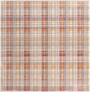 Multicolor 7' 10 x 7' 10 Deepa Square Area Rug 100% Polyester Colorful Modern Contemporary Carpet for Home Decorating Living, Dining, Office & Bedrooms for Sale at Rug Engine