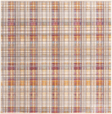 Multicolor 7' 10 x 7' 10 Deepa Square Area Rug 100% Polyester Colorful Modern Contemporary Carpet for Home Decorating Living, Dining, Office & Bedrooms for Sale at Rug Engine