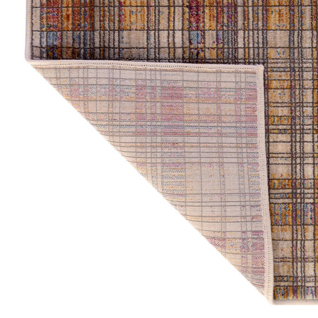 Multicolor 2' x 8' Deepa Runner Area Rug 100% Polyester Colorful Modern Contemporary Carpet for Home Decorating Living, Dining, Office & Bedrooms for Sale at Rug Engine