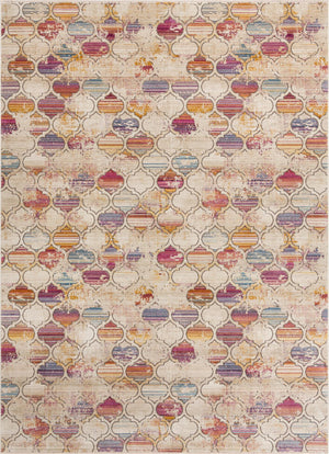 Multicolor 10' x 13' 8 Deepa Rectangle Area Rug 100% Polyester Colorful Modern Contemporary Carpet for Home Decorating Living, Dining, Office & Bedrooms for Sale at Rug Engine