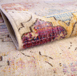 Multicolor 10' x 13' 8 Deepa Rectangle Area Rug 100% Polyester Colorful Modern Contemporary Carpet for Home Decorating Living, Dining, Office & Bedrooms for Sale at Rug Engine