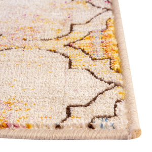 Multicolor 9' x 11' 7 Deepa Rectangle Area Rug 100% Polyester Colorful Modern Contemporary Carpet for Home Decorating Living, Dining, Office & Bedrooms for Sale at Rug Engine