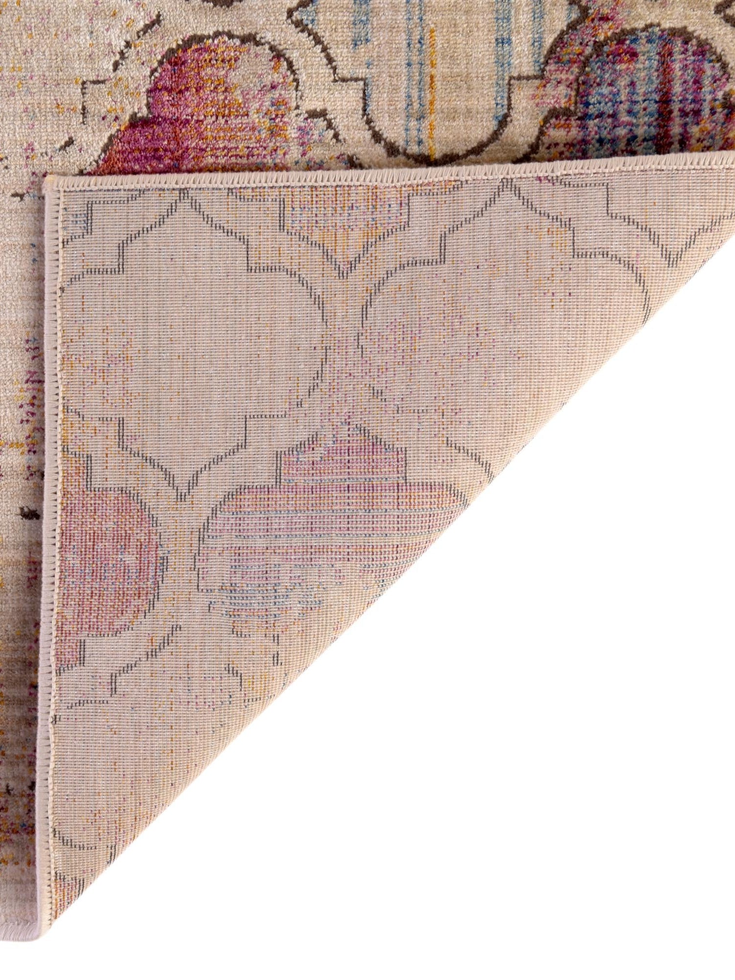 Multicolor 3' 3 x 5' Deepa Rectangle Area Rug 100% Polyester Colorful Modern Contemporary Carpet for Home Decorating Living, Dining, Office & Bedrooms for Sale at Rug Engine