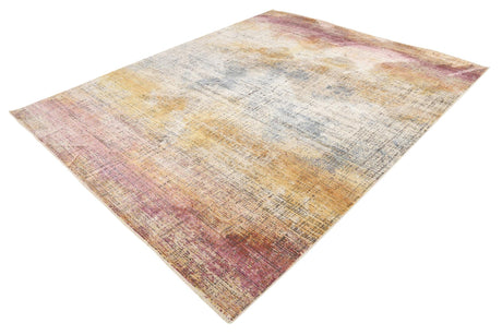 Multicolor 7' 10 x 9' 8 Deepa Rectangle Area Rug 100% Polyester Colorful Modern Contemporary Carpet for Home Decorating Living, Dining, Office & Bedrooms for Sale at Rug Engine