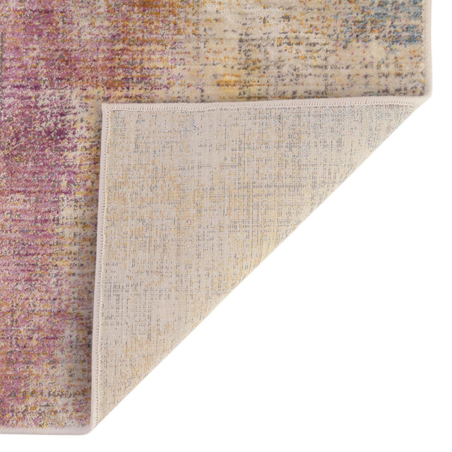 Multicolor 2' x 8' Deepa Runner Area Rug 100% Polyester Colorful Modern Contemporary Carpet for Home Decorating Living, Dining, Office & Bedrooms for Sale at Rug Engine