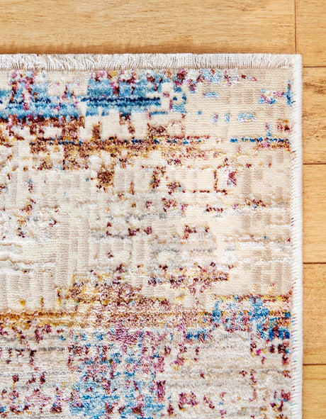 Multicolor 8' x 10' Deepa Rectangle Area Rug 100% Polyester Colorful Modern Contemporary Carpet for Home Decorating Living, Dining, Office & Bedrooms for Sale at Rug Engine