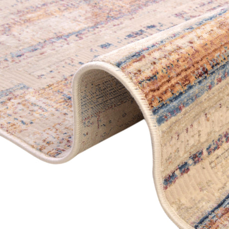 Multicolor 4' x 5' 10 Deepa Rectangle Area Rug 100% Polyester Colorful Modern Contemporary Carpet for Home Decorating Living, Dining, Office & Bedrooms for Sale at Rug Engine