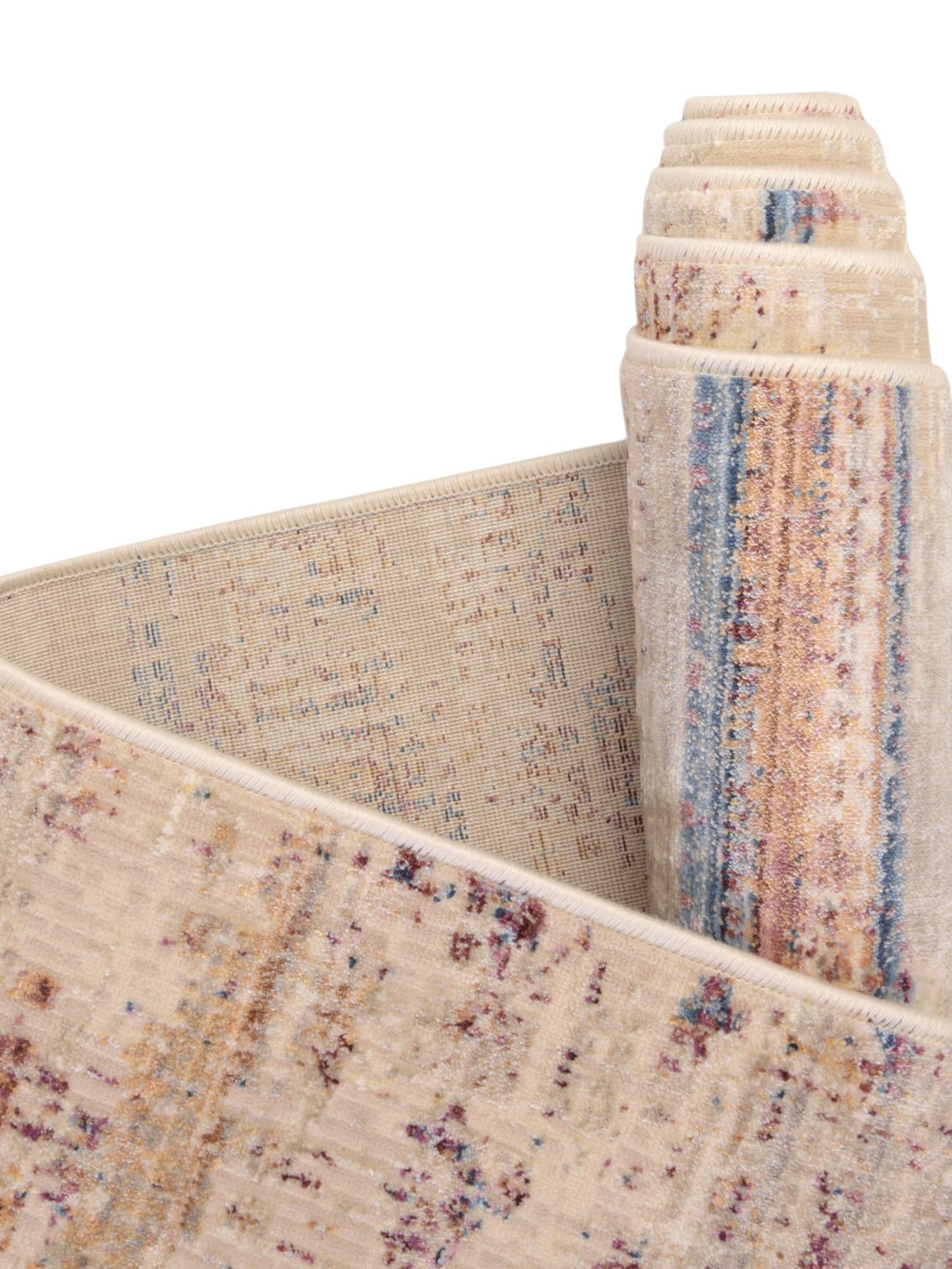 Multicolor 2' x 3' Deepa Rectangle Area Rug 100% Polyester Colorful Modern Contemporary Carpet for Home Decorating Living, Dining, Office & Bedrooms for Sale at Rug Engine