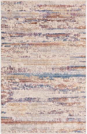 Multicolor 3' 3 x 5' Deepa Rectangle Area Rug 100% Polyester Colorful Modern Contemporary Carpet for Home Decorating Living, Dining, Office & Bedrooms for Sale at Rug Engine
