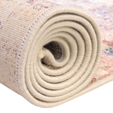 Multicolor 2' 6 x 12' Deepa Runner Area Rug 100% Polyester Colorful Modern Contemporary Carpet for Home Decorating Living, Dining, Office & Bedrooms for Sale at Rug Engine