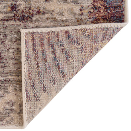 Multicolor 2' x 8' Deepa Runner Area Rug 100% Polyester Colorful Modern Contemporary Carpet for Home Decorating Living, Dining, Office & Bedrooms for Sale at Rug Engine