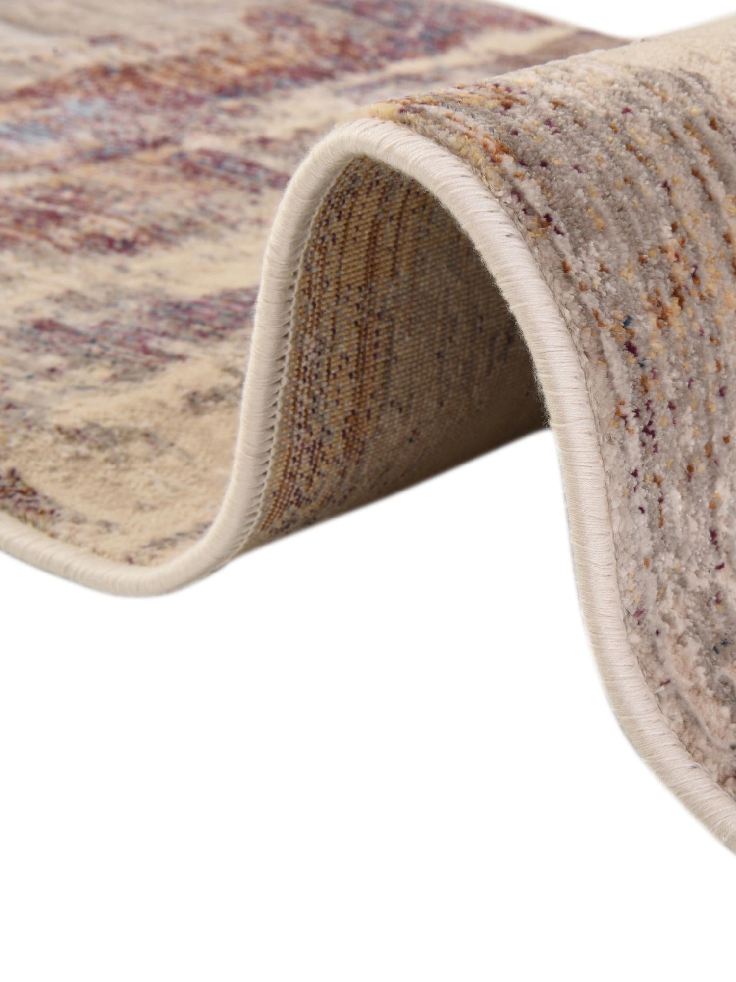 Multicolor 2' x 8' Deepa Runner Area Rug 100% Polyester Colorful Modern Contemporary Carpet for Home Decorating Living, Dining, Office & Bedrooms for Sale at Rug Engine