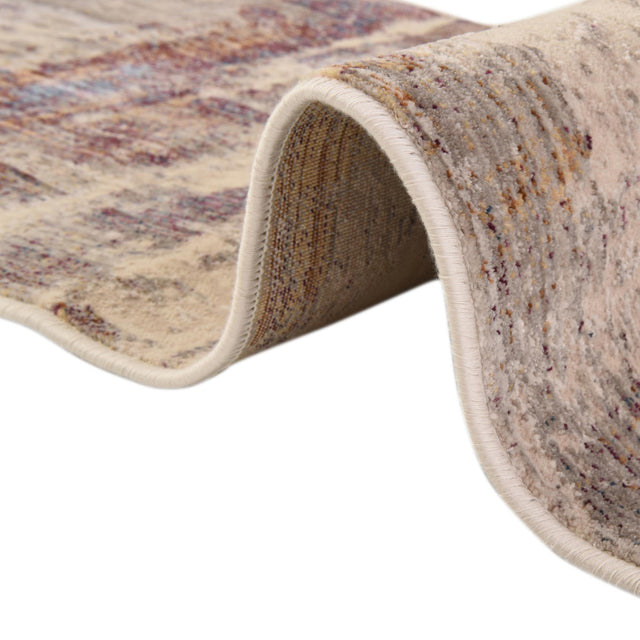 Multicolor 2' x 8' Deepa Runner Area Rug 100% Polyester Colorful Modern Contemporary Carpet for Home Decorating Living, Dining, Office & Bedrooms for Sale at Rug Engine