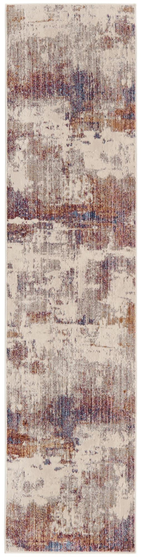 Multicolor 2' x 8' Deepa Runner Area Rug 100% Polyester Colorful Modern Contemporary Carpet for Home Decorating Living, Dining, Office & Bedrooms for Sale at Rug Engine