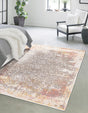 Gray 7' 10 x 9' 8 Deepa Rectangle Area Rug 100% Polyester Colorful Modern Contemporary Carpet for Home Decorating Living, Dining, Office & Bedrooms for Sale at Rug Engine