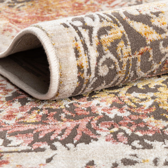 Gray 2' x 8' Deepa Runner Area Rug 100% Polyester Colorful Modern Contemporary Carpet for Home Decorating Living, Dining, Office & Bedrooms for Sale at Rug Engine