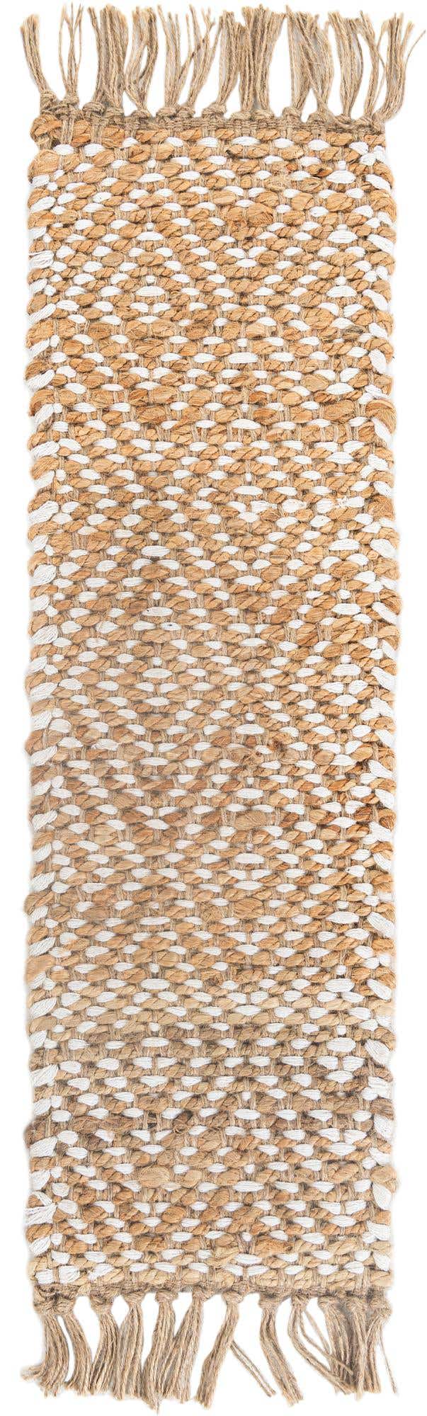 13 Pcs Natural 1' x 2' 6 Braided Jute Stair Treads