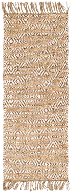 Natural 2' x 5' Braided Jute Runner Rug