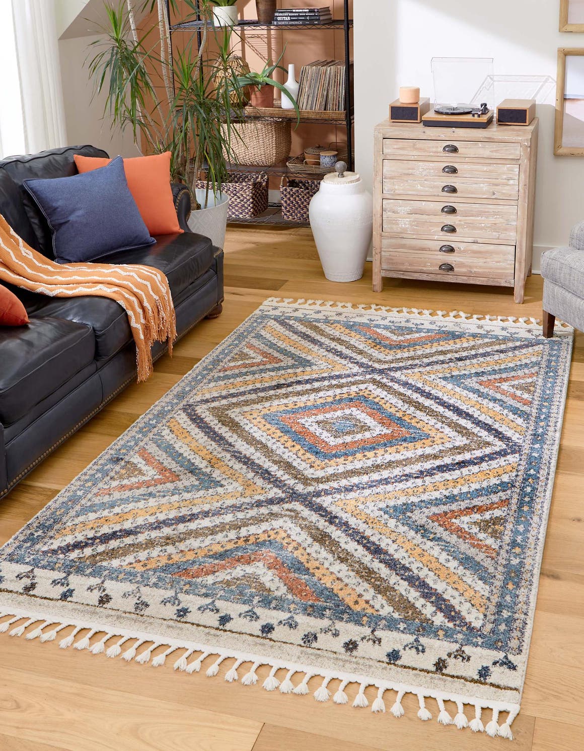 Blue 2' x 3' 1 Aramis Rectangle Area Rug Polypropylene With Cotton Backing Easy Clean Living Room Bedroom Dining Office Carpet for Sale at Rug Engine