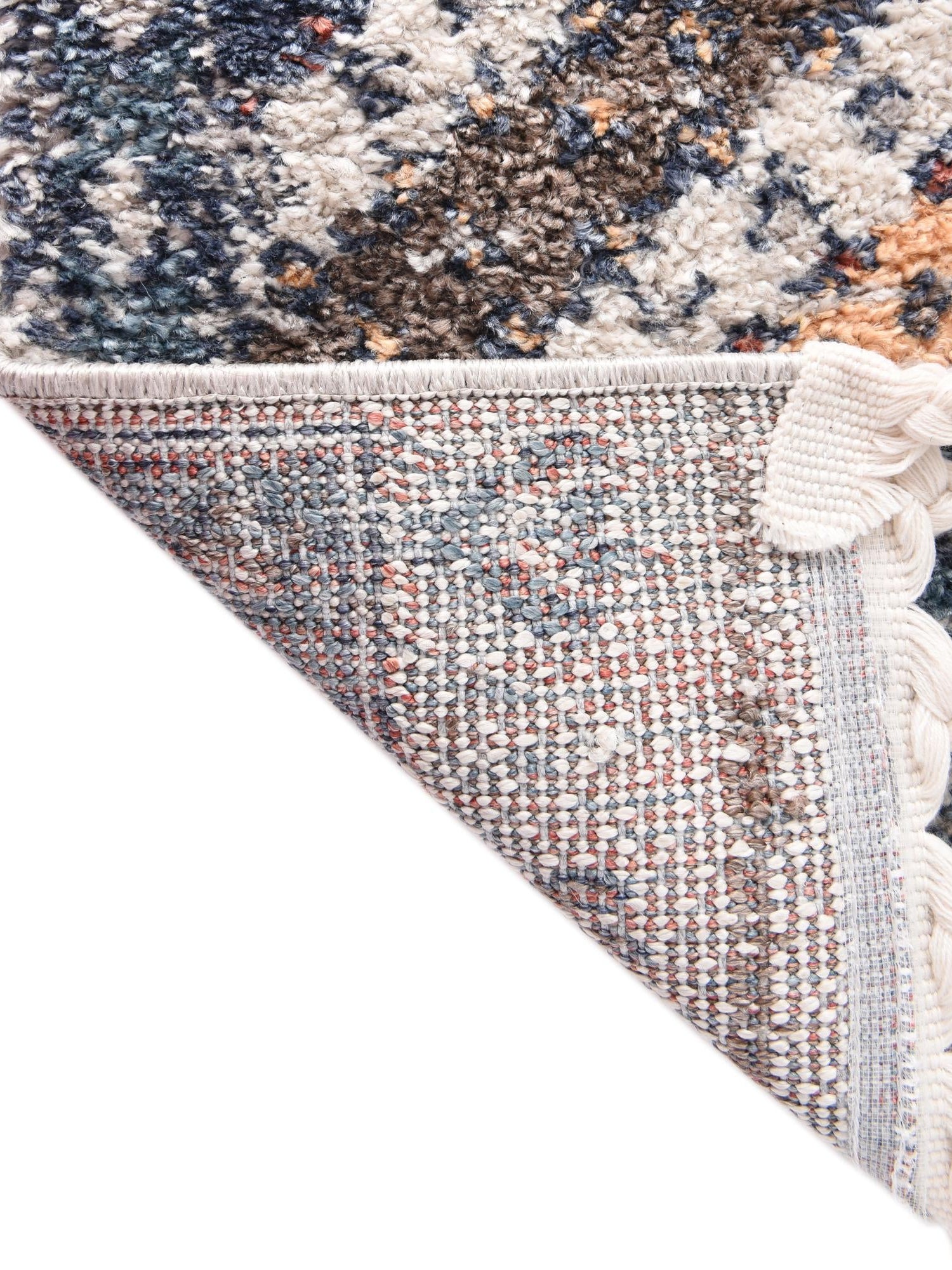 Blue 3' 3 x 5' 3 Aramis Rectangle Area Rug Polypropylene With Cotton Backing Easy Clean Living Room Bedroom Dining Office Carpet for Sale at Rug Engine
