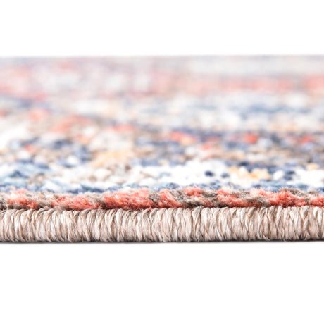 Rust Red 6' x 9' Aramis Rectangle Area Rug Polypropylene With Cotton Backing Easy Clean Living Room Bedroom Dining Office Carpet for Sale at Rug Engine