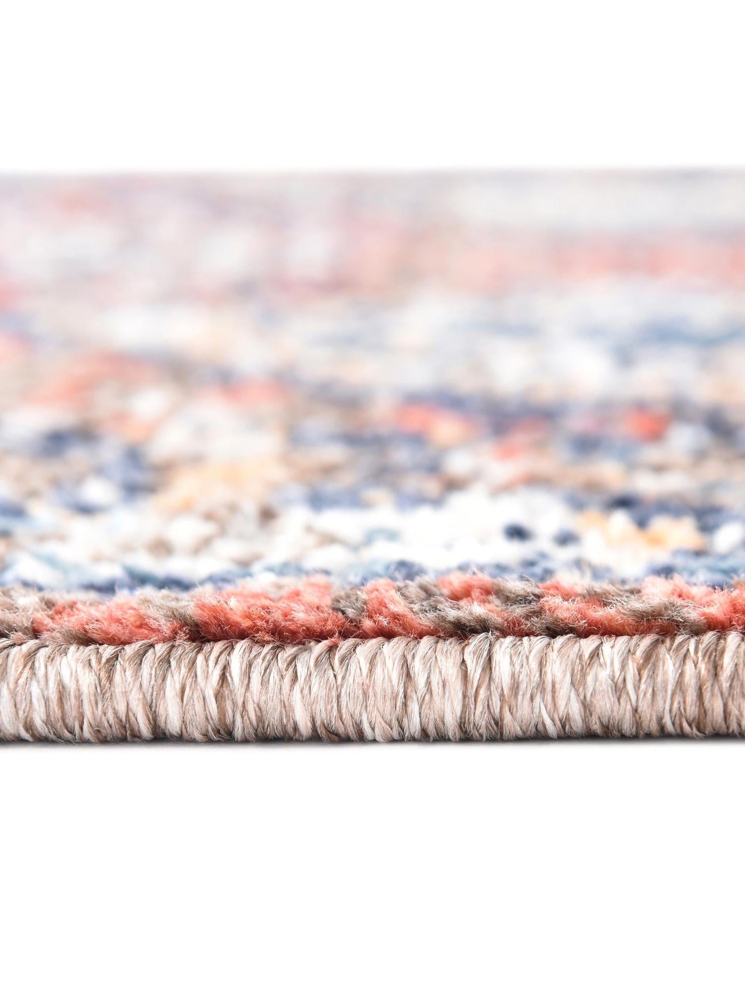 Rust Red 2' 7 x 10' Aramis Runner Area Rug Polypropylene With Cotton Backing Easy Clean Living Room Bedroom Dining Office Carpet for Sale at Rug Engine
