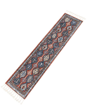 Rust Red 2' x 8' Aramis Runner Area Rug Polypropylene With Cotton Backing Easy Clean Living Room Bedroom Dining Office Carpet for Sale at Rug Engine