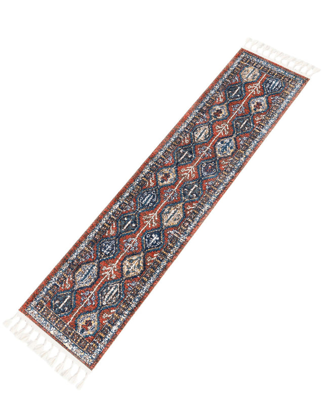 Rust Red 2' x 8' Aramis Runner Area Rug Polypropylene With Cotton Backing Easy Clean Living Room Bedroom Dining Office Carpet for Sale at Rug Engine