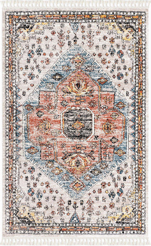 Gray 6' x 9' Aramis Rectangle Area Rug Polypropylene With Cotton Backing Easy Clean Living Room Bedroom Dining Office Carpet for Sale at Rug Engine