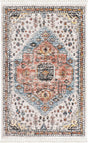 Gray 6' x 9' Aramis Rectangle Area Rug Polypropylene With Cotton Backing Easy Clean Living Room Bedroom Dining Office Carpet for Sale at Rug Engine