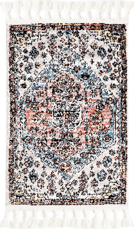 Gray 2' x 3' 1 Aramis Rectangle Area Rug Polypropylene With Cotton Backing Easy Clean Living Room Bedroom Dining Office Carpet for Sale at Rug Engine