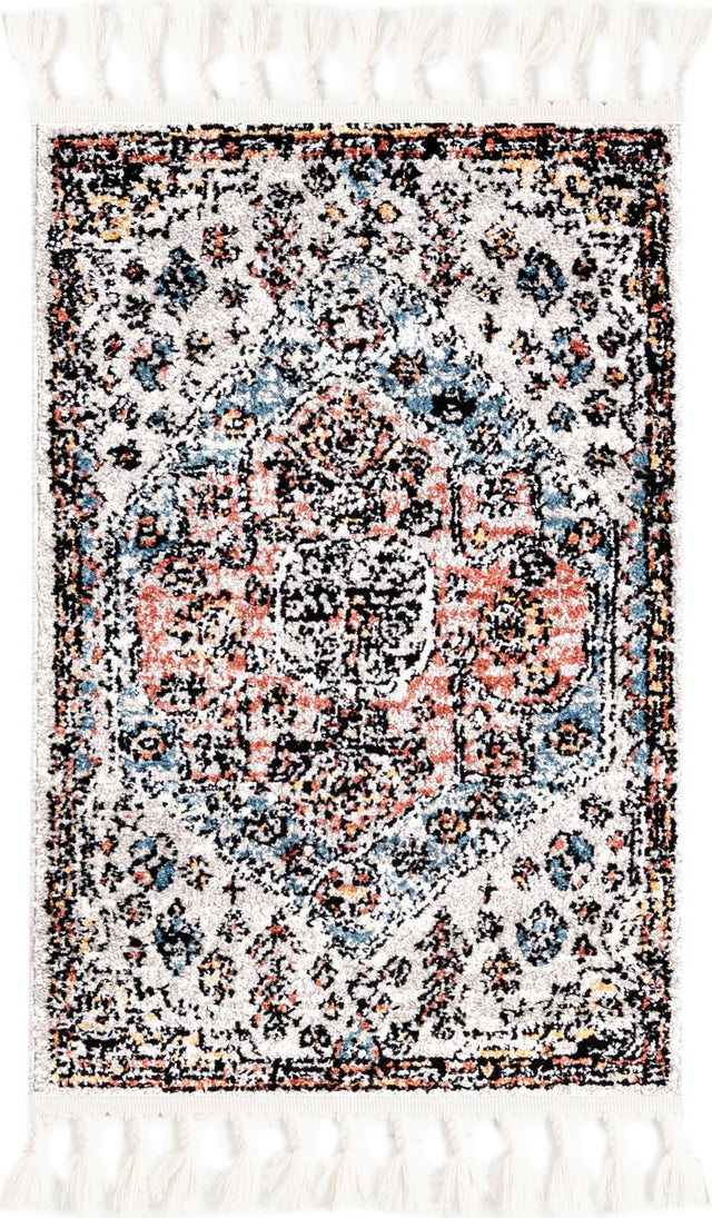 Gray 2' x 3' 1 Aramis Rectangle Area Rug Polypropylene With Cotton Backing Easy Clean Living Room Bedroom Dining Office Carpet for Sale at Rug Engine