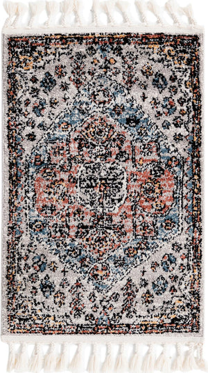 Gray 2' x 3' 1 Aramis Rectangle Area Rug Polypropylene With Cotton Backing Easy Clean Living Room Bedroom Dining Office Carpet for Sale at Rug Engine