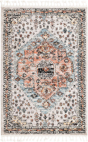 Gray 4' x 6' Aramis Rectangle Area Rug Polypropylene With Cotton Backing Easy Clean Living Room Bedroom Dining Office Carpet for Sale at Rug Engine