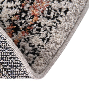 Gray 3' 3 x 3' 3 Aramis Round Area Rug Polypropylene With Cotton Backing Easy Clean Living Room Bedroom Dining Office Carpet for Sale at Rug Engine