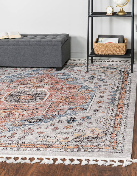 Gray 12' x 12' Aramis Square Area Rug Polypropylene With Cotton Backing Easy Clean Living Room Bedroom Dining Office Carpet for Sale at Rug Engine
