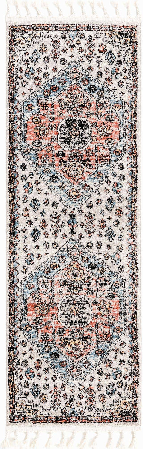 Gray 2' x 6' Aramis Runner Area Rug Polypropylene With Cotton Backing Easy Clean Living Room Bedroom Dining Office Carpet for Sale at Rug Engine