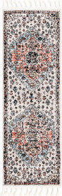 Gray 2' x 6' Aramis Runner Area Rug Polypropylene With Cotton Backing Easy Clean Living Room Bedroom Dining Office Carpet for Sale at Rug Engine