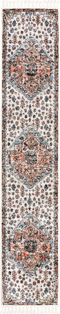 Gray 2' 7 x 13' Aramis Runner Area Rug Polypropylene With Cotton Backing Easy Clean Living Room Bedroom Dining Office Carpet for Sale at Rug Engine