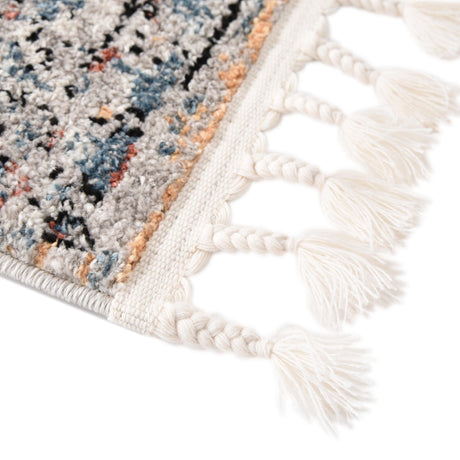 Multicolor 8' x 11' Aramis Rectangle Area Rug Polypropylene With Cotton Backing Easy Clean Living Room Bedroom Dining Office Carpet for Sale at Rug Engine