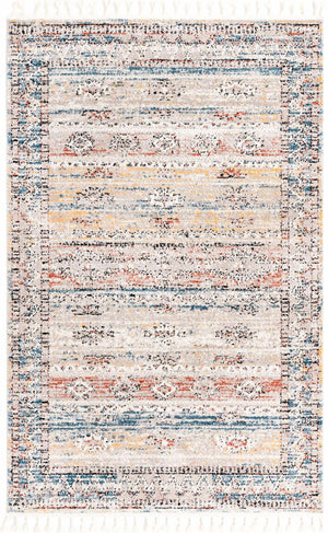 Multicolor 5' 3 x 8' Aramis Rectangle Area Rug Polypropylene With Cotton Backing Easy Clean Living Room Bedroom Dining Office Carpet for Sale at Rug Engine